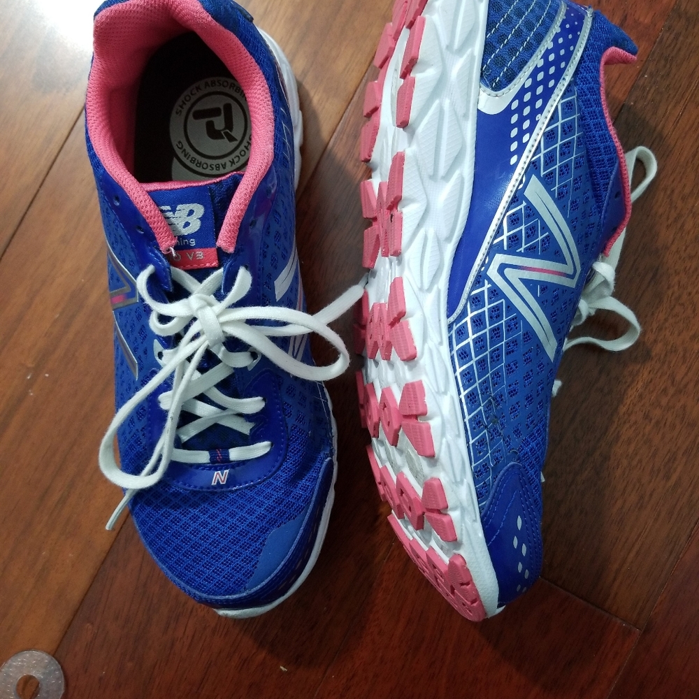 NB Blue Women's 590v3 Tunning Shoes 80420-2S4 - Picture 6 of 6